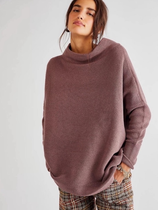 Free People Sweaters - Free People! Ottoman Slouchy Tunic Sweater In Nutmeg NWT!